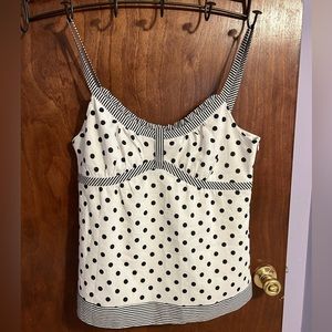 NWT- Lovely black and white summer top.
